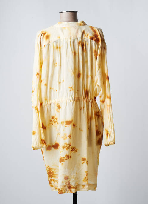 Robe mi-longue jaune MAISON HOTEL pour femme