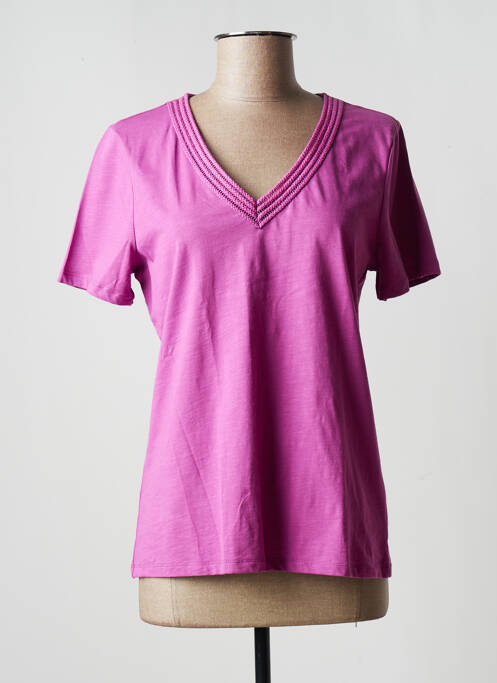 T-shirt rose GEISHA pour femme
