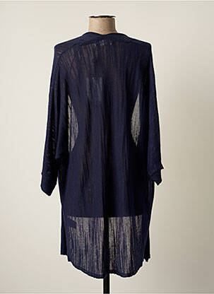 Gilet manches longues manches 3/4 bleu INDI & COLD femme