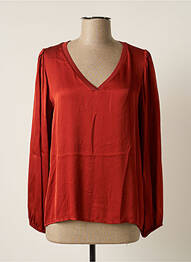Blouse manches longues manches longues orange PAKO LITTO femme