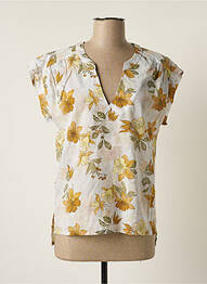 Blouse légère et transparente manches courtes gris LE PETIT BAIGNEUR femme