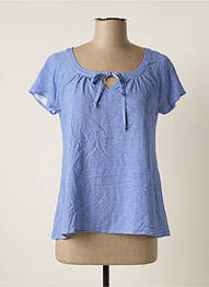 Blouse manches courtes manches courtes bleu LE PETIT BAIGNEUR femme