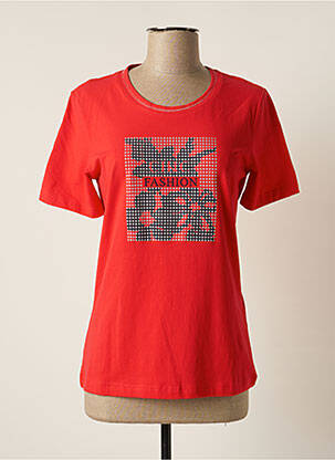 T-shirt rouge BRANDTEX pour femme