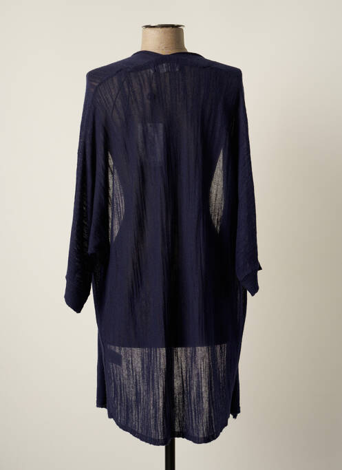 Gilet manches longues bleu INDI & COLD pour femme