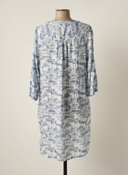 Robe mi-longue bleu COPENHAGEN pour femme