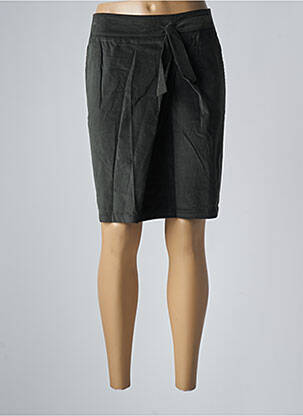 Jupe mi-longue taille haute vert LE PETIT BAIGNEUR femme