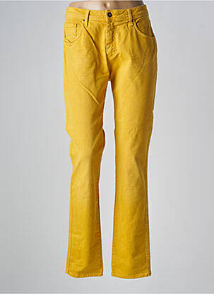 Jeans coupe slim jaune LE PETIT BAIGNEUR pour femme