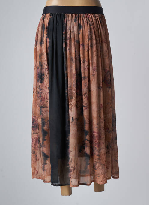 Jupe longue taille haute orange LE PETIT BAIGNEUR femme