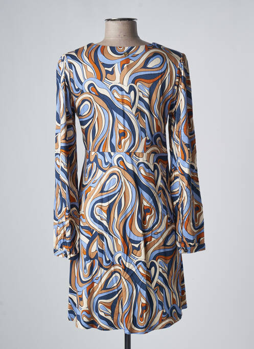 Robe mi-longue bleu LOLA ESPELETA pour femme