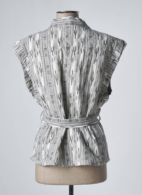 Veste casual blanc MKT STUDIO pour femme