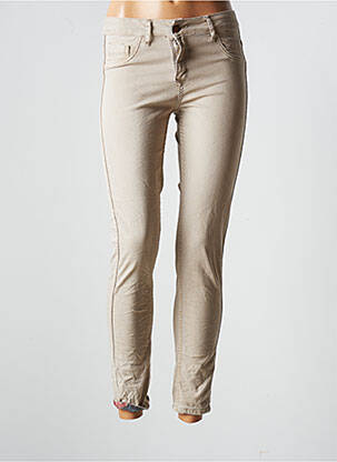 Pantalon 7/8 beige ONADO pour femme