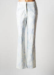 Pantalon droit bleu LUCCHINI pour femme seconde vue