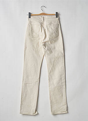 Pantalon droit taille normale taille normale beige & OTHER STORIES femme