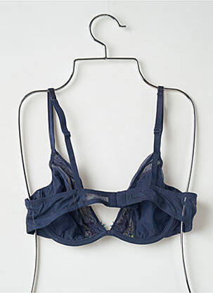 Soutien-gorge sans armature haut triangles bleu SIMONE PERELE femme