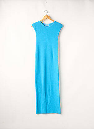 Robe longue bleu SUNCOO pour femme