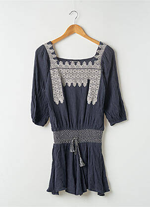 Robe courte manches 3/4 manches 3/4 bleu RALPH LAUREN femme