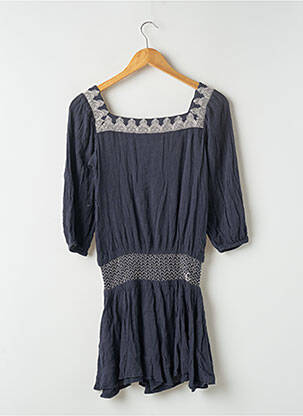 Robe courte manches 3/4 manches 3/4 bleu RALPH LAUREN femme