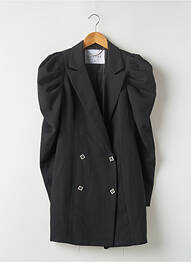 Robe courte manches longues manches longues noir LOAVIES femme