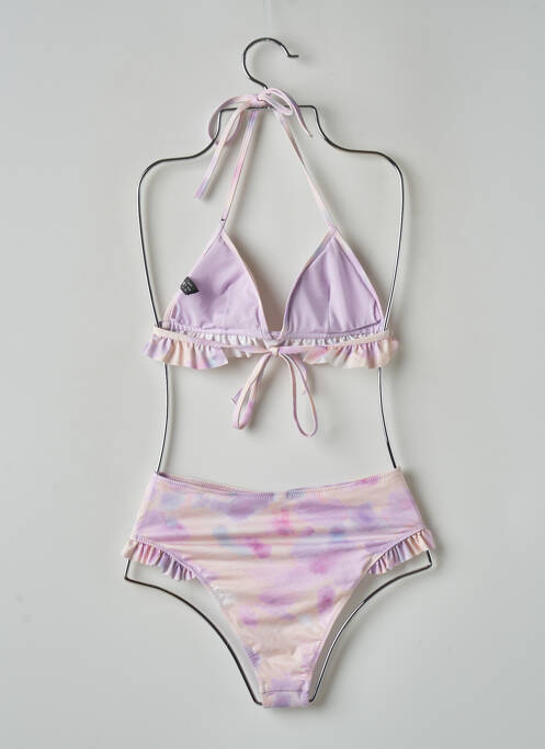 Maillot de bain 2 pièces violet UNDIZ pour femme