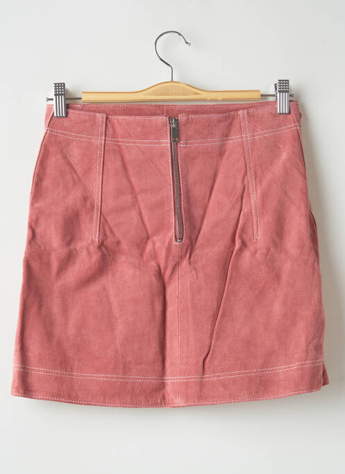 Jupe courte rose MANGO pour femme