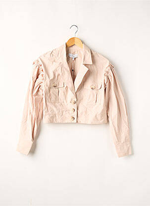 Veste casual col tailleur rose L'ACADEMIE femme