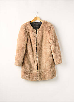 Veste casual col rond beige ZARA femme