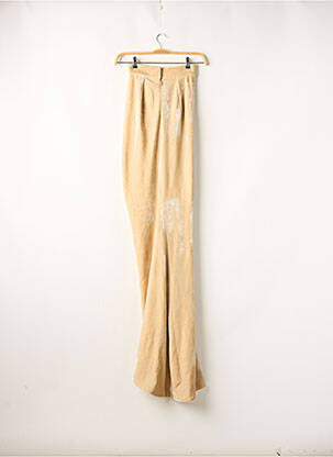 Jupe longue fermeture zippée au dos beige HOUSE OF CB LONDON femme