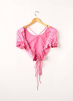 Top manches courtes manches courtes rose ZARA femme