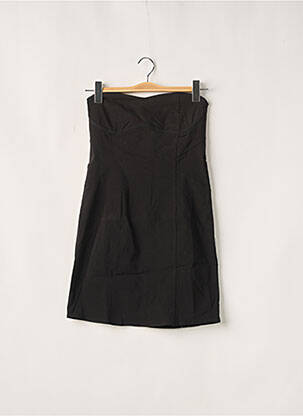 Robe courte sans manche sans manche noir JENNYFER femme