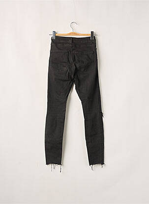 Pantalon slim taille normale taille normale gris ZARA femme