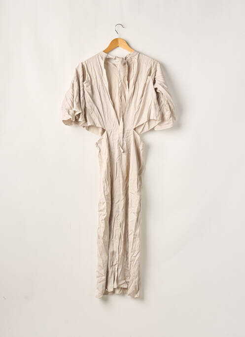 Robe mi-longue gris ZARA pour femme