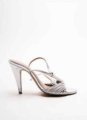 Sandales/nu pieds type de semelle amortissante talon de 7 à 9cm gris ZARA femme