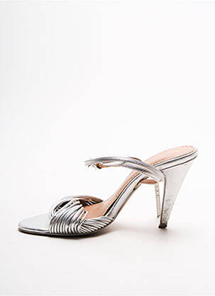 Sandales/nu pieds type de semelle amortissante talon de 7 à 9cm gris ZARA femme