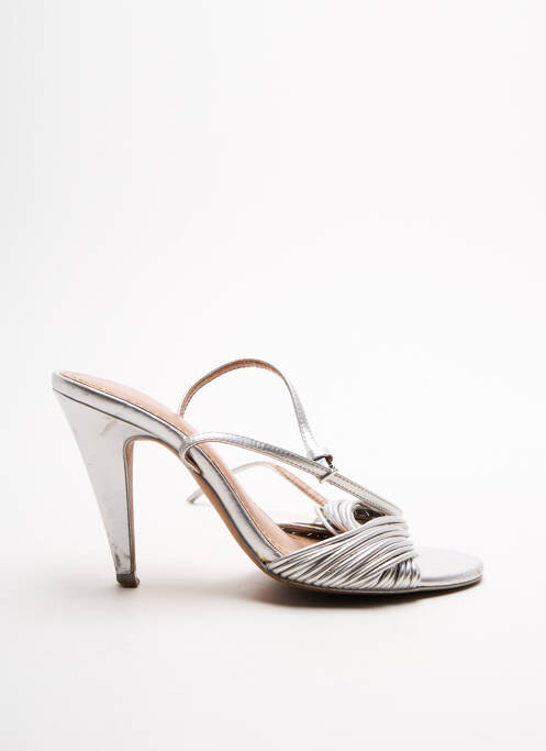 Sandales/nu pieds type de semelle amortissante talon de 7 à 9cm gris ZARA femme