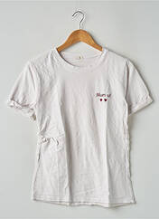T-shirt / Top maternité blanc 23 MAI pour femme seconde vue