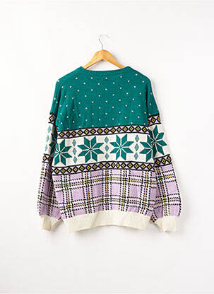 Pull stretch manches longues vert GISOU femme