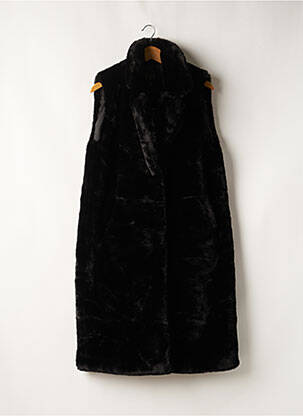 Manteau long noir MAISON R & C pour femme