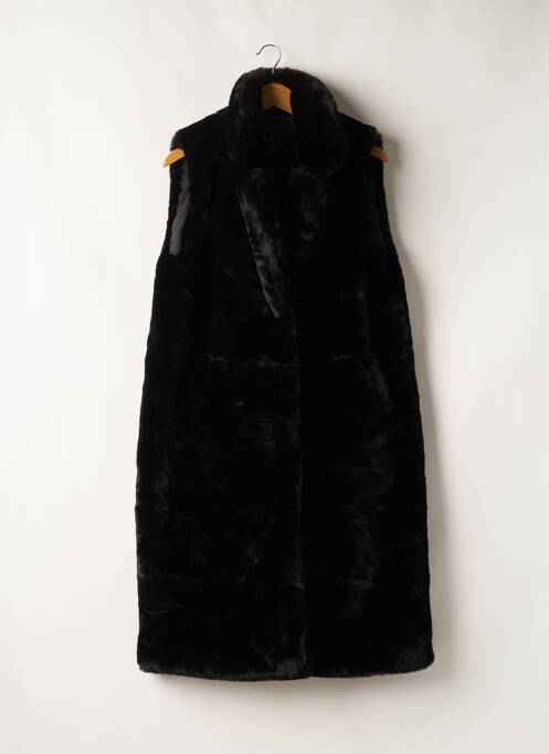 Manteau long noir MAISON R & C pour femme