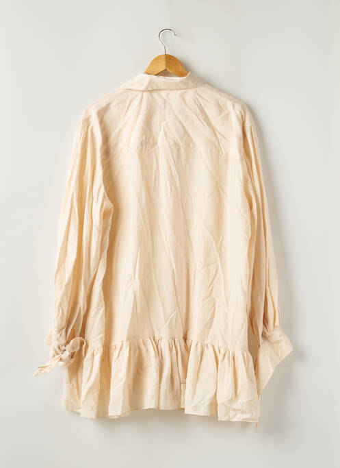 Tunique manches longues beige VICTOIRE SANGUINETTI pour femme