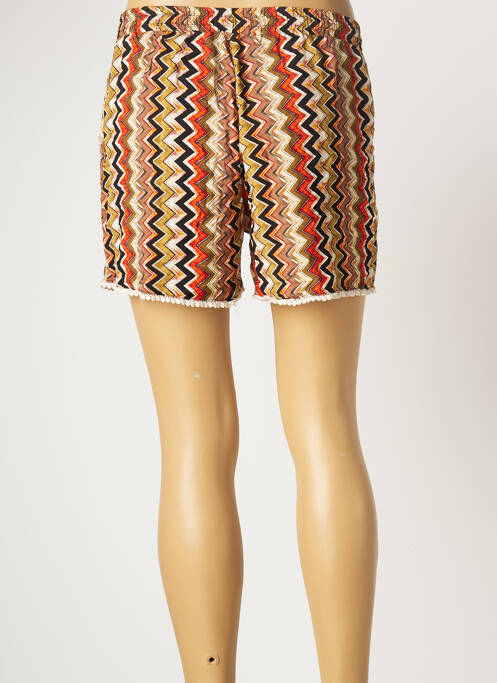 Short orange HAILYS pour femme