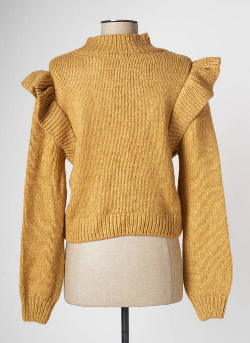 Pull col roulé beige TALLY WEIJL pour femme
