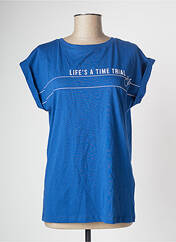 T-shirt bleu R.EV 1703 BY REMCO EVENPOEL  pour femme seconde vue