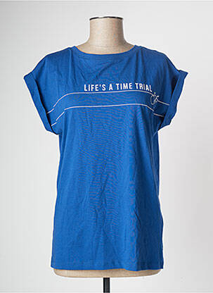 T-shirt bleu R.EV 1703 BY REMCO EVENPOEL  pour femme