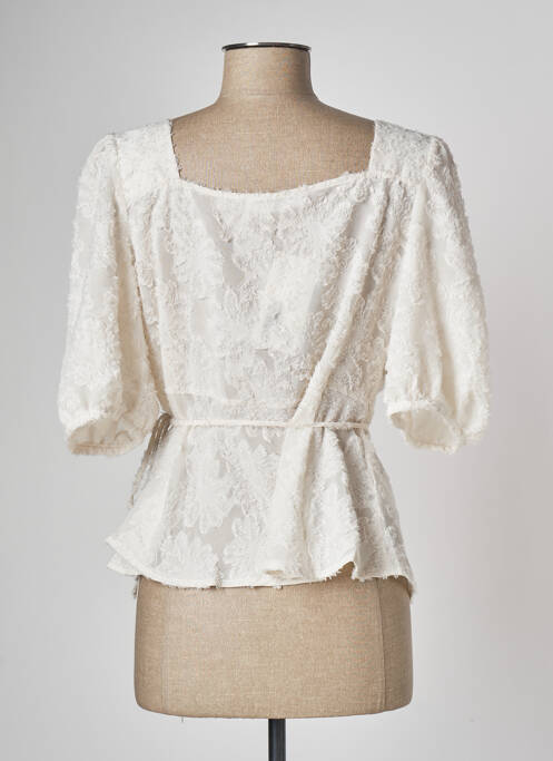 Top blanc MANGO pour femme