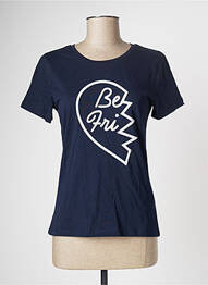 T-shirt bleu STIEN EDLUND femme