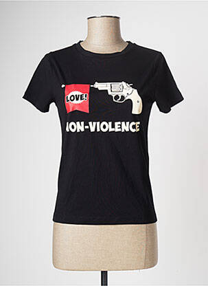 T-shirt noir CEMI femme