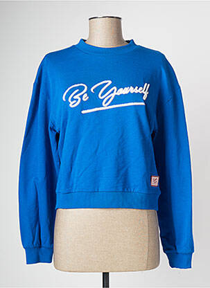 Sweat-shirt bleu STIEN EDLUND femme