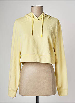 Sweat-shirt À Capuche Jaune Only Femme 2134597-jaune0 Modz