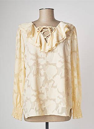 Blouse beige FOUDRE BY AURELIE VAN DAELEN femme