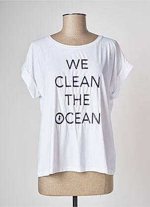 T-shirt blanc SAVE THE DUCK femme